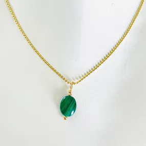 Malachite Get Focused Charm Necklace