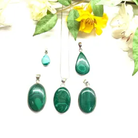 Malachite Silver Pendants (Transformation)