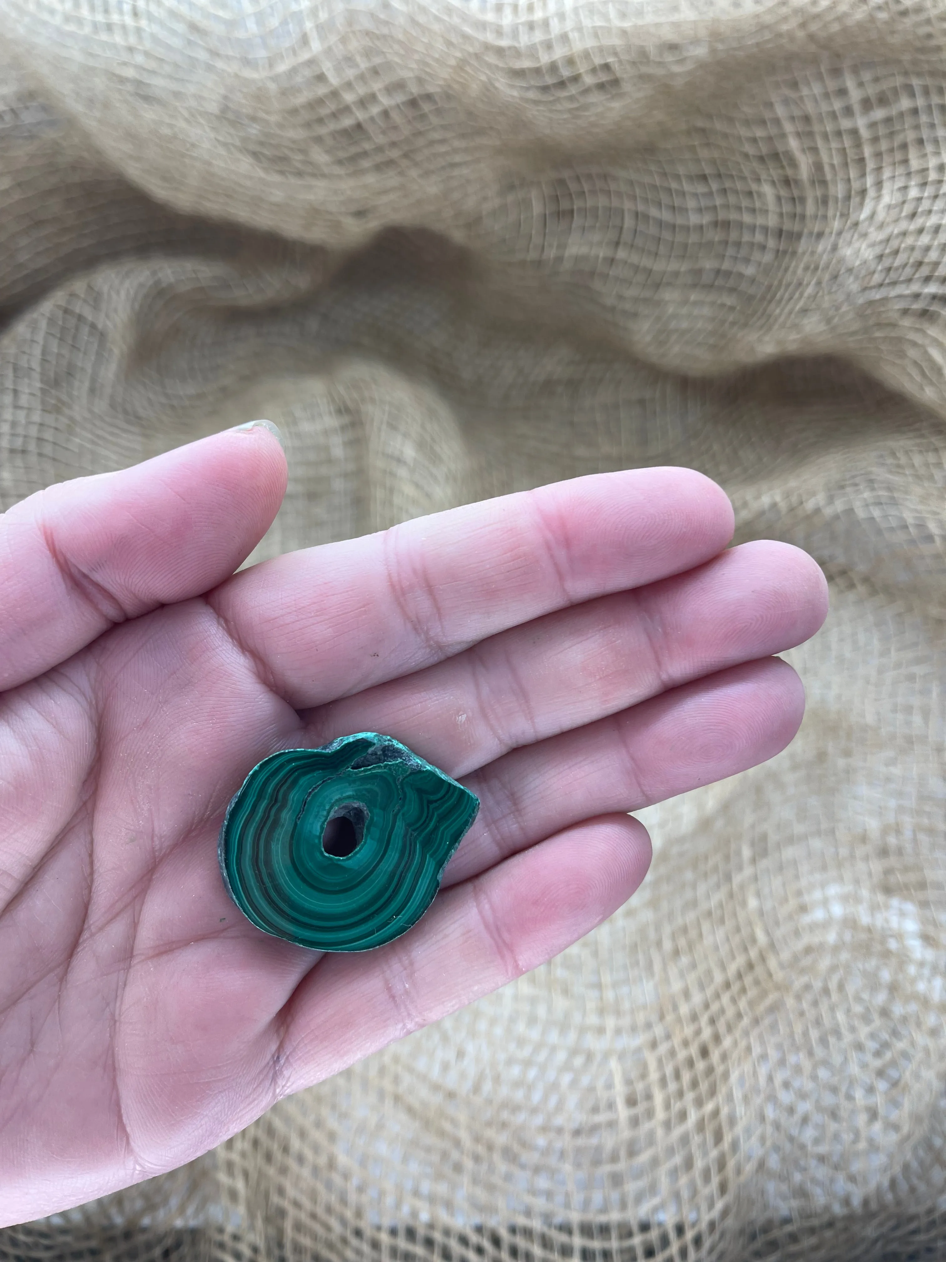 Malachite Small Polished Slices