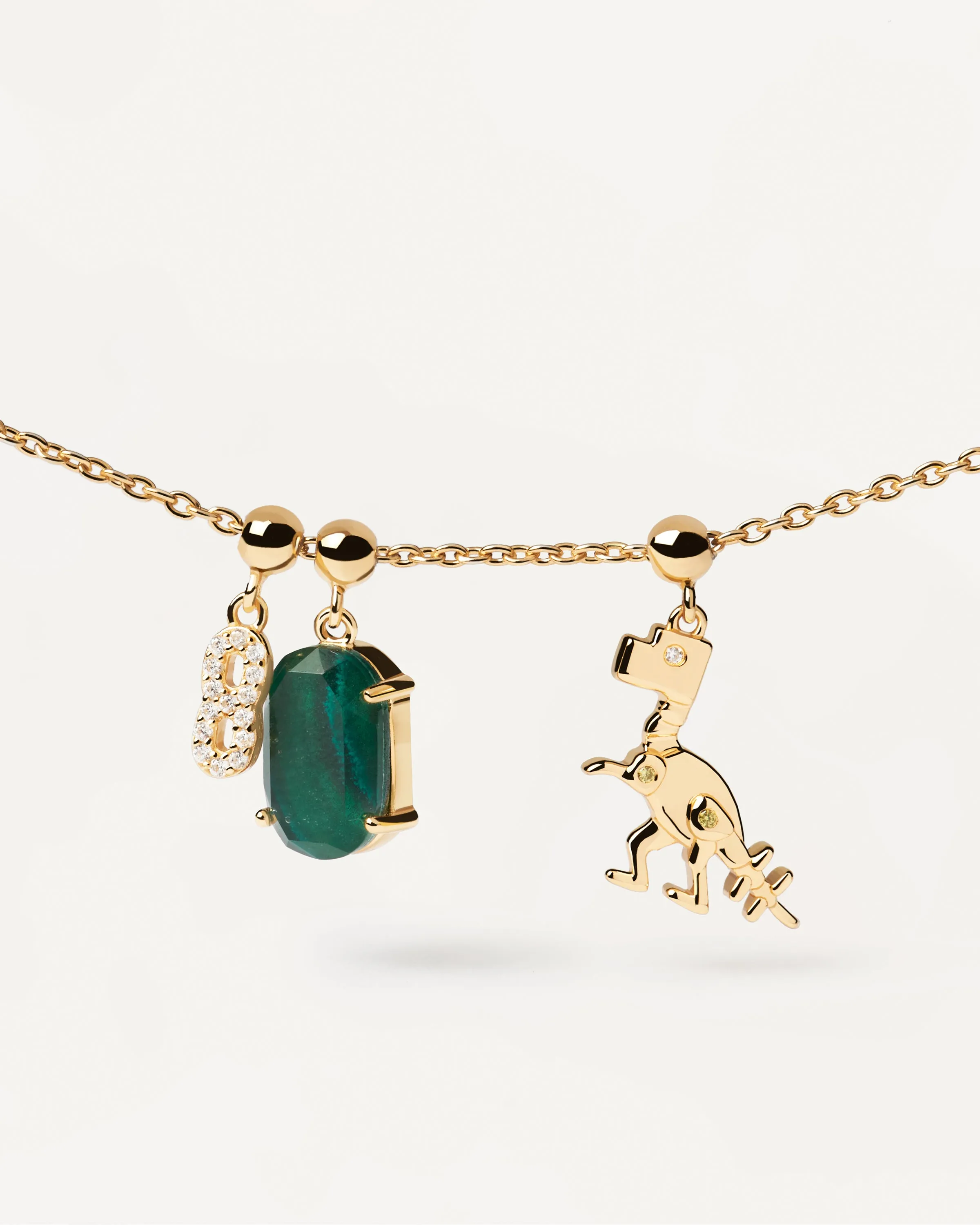 Malachite Transformation Charm