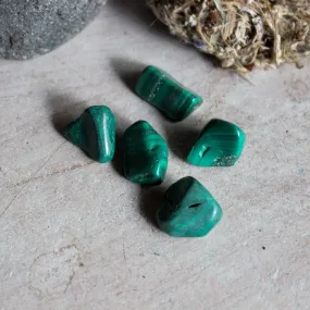 Malachite Tumbled Stones