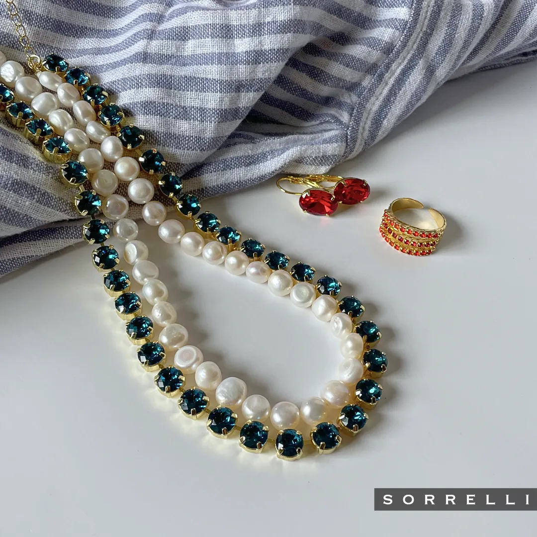 Matilda Layered Tennis Necklace - 4NFL18BGMON