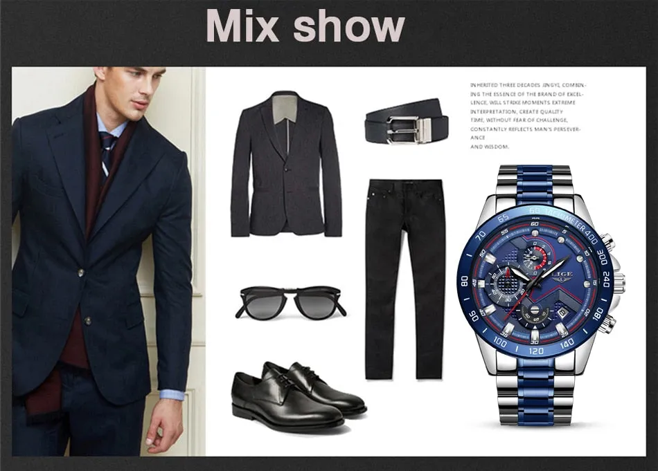 Men's Luxury Chronograph Sports Watch