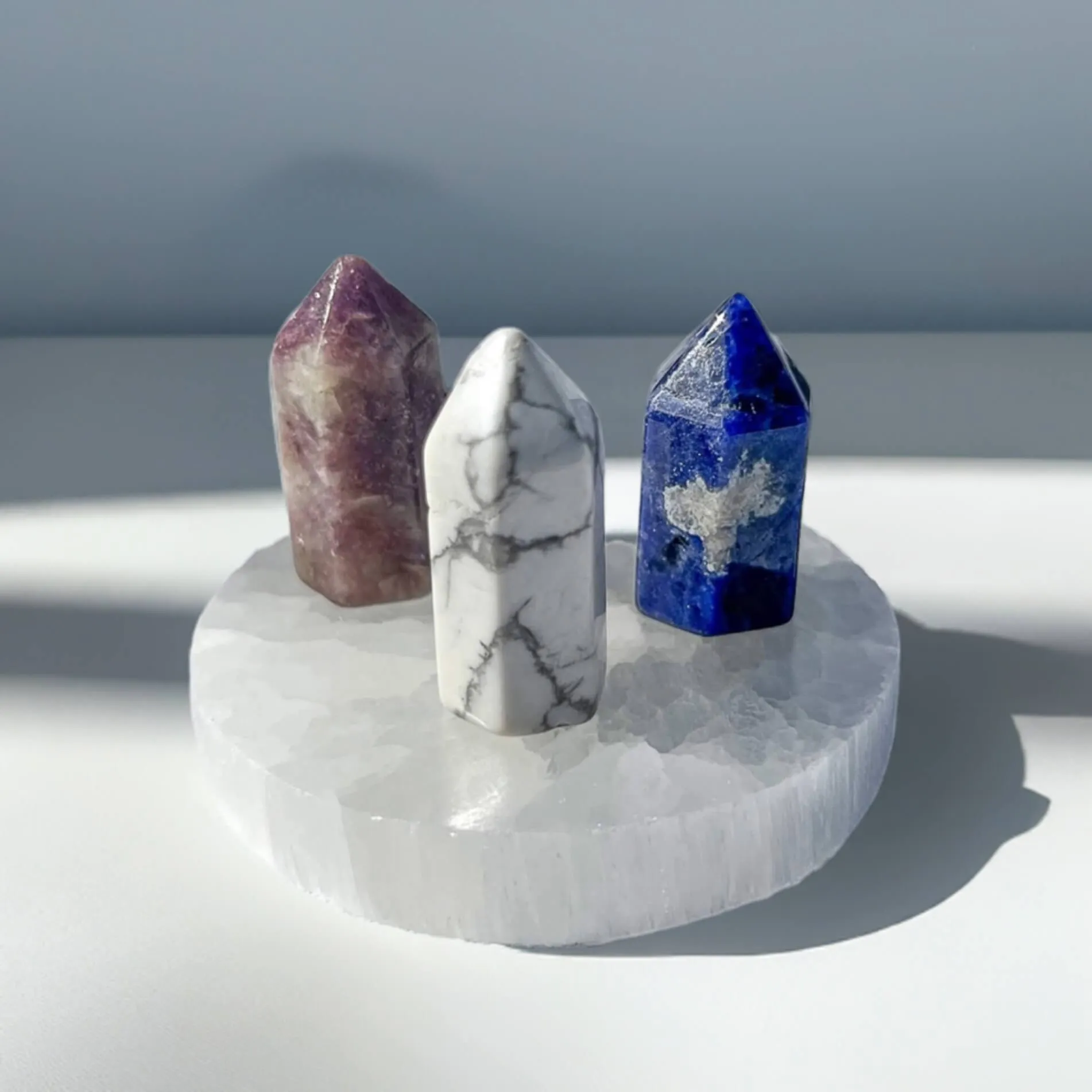 Mini Crystal Tower - Sodalite
