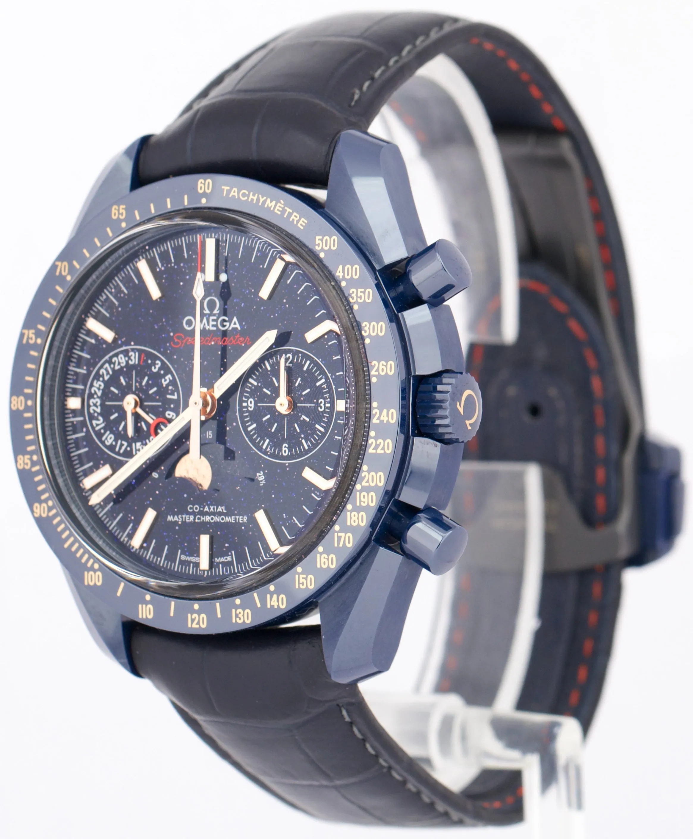 MINT PAPERS Omega Speedmaster Ceramic AVENTURINE 44.25mm 304.93.44.52.03.002 BOX