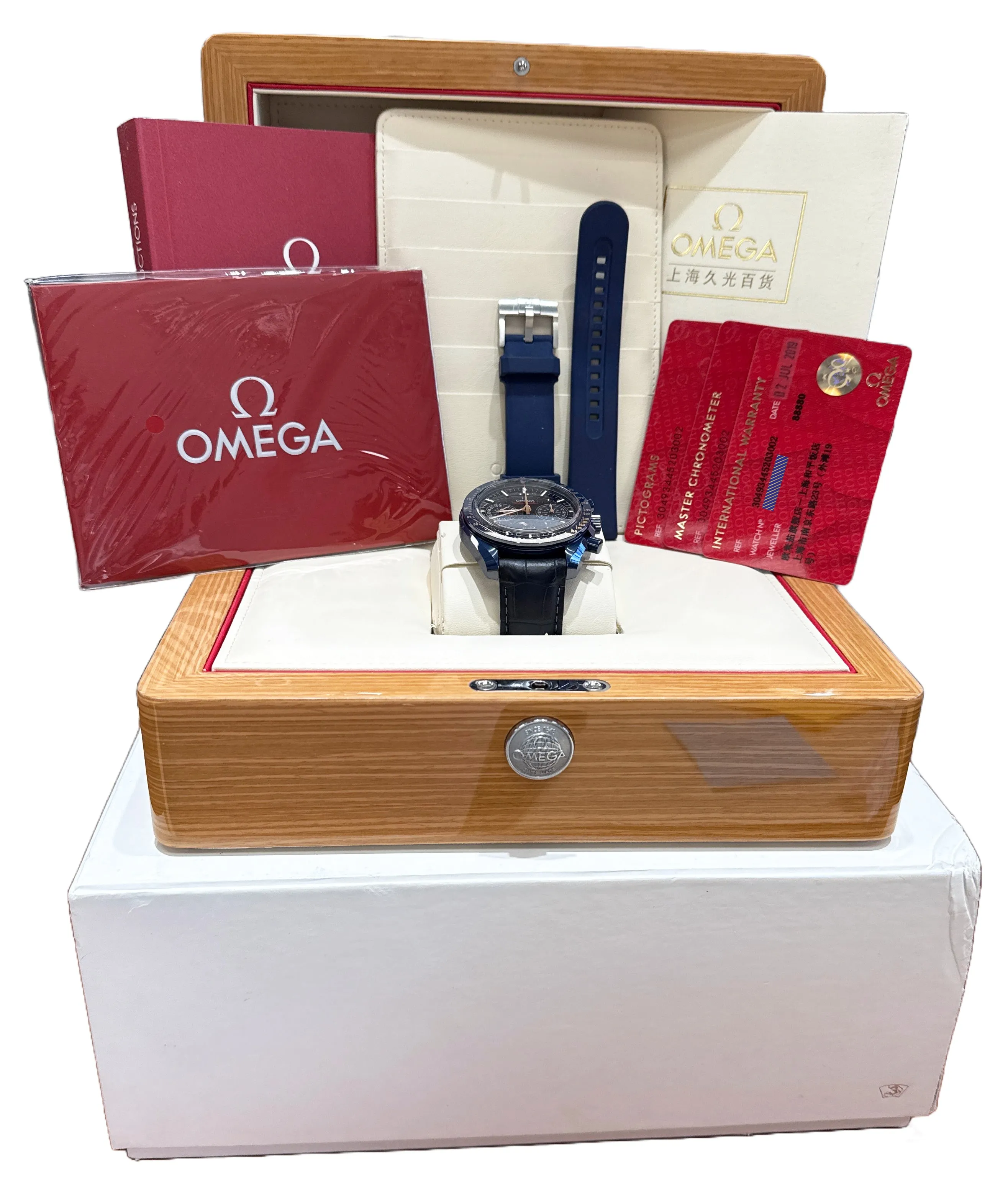 MINT PAPERS Omega Speedmaster Ceramic AVENTURINE 44.25mm 304.93.44.52.03.002 BOX