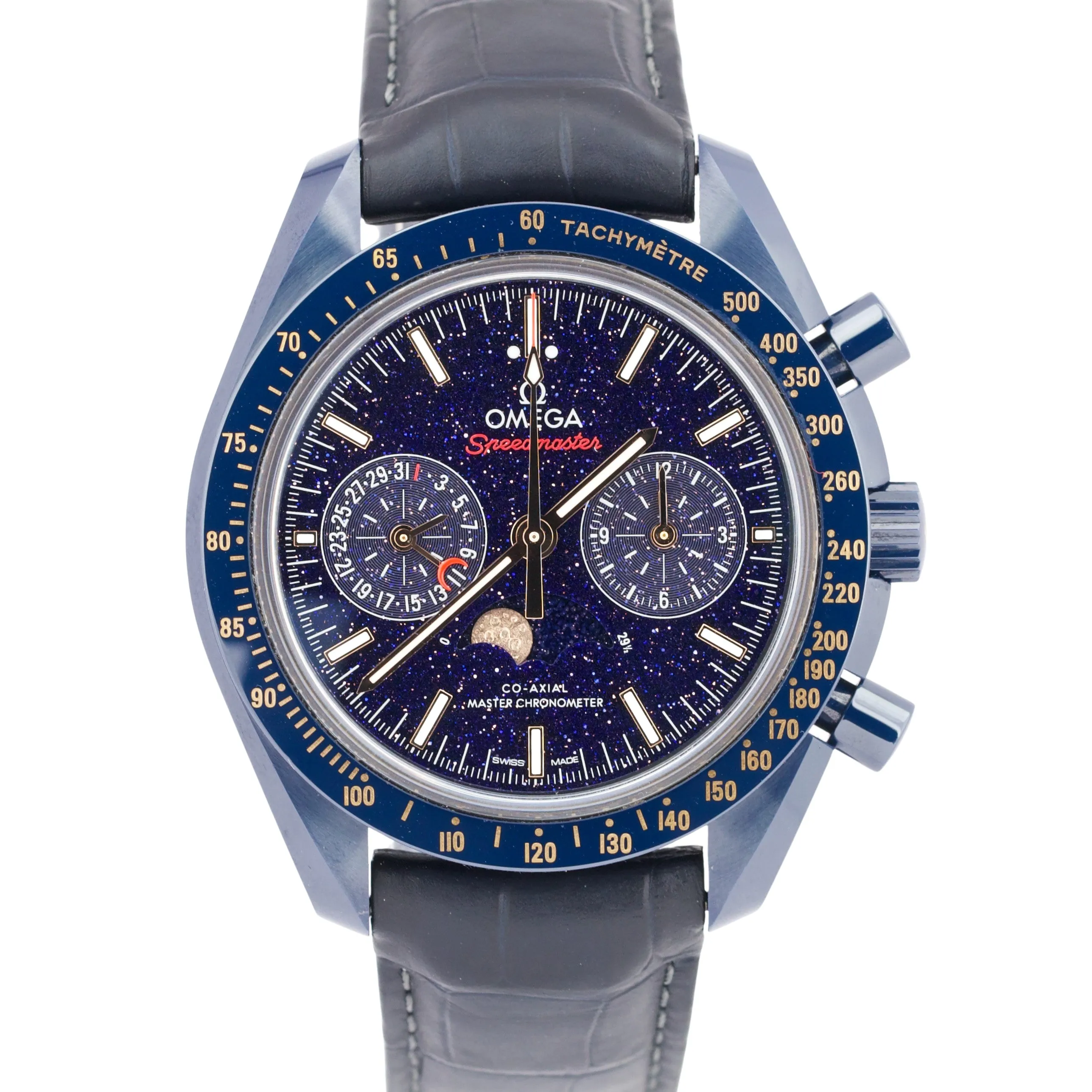 MINT PAPERS Omega Speedmaster Ceramic AVENTURINE 44.25mm 304.93.44.52.03.002 BOX