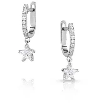 Montana Silversmith Catch a Falling Star Crystal Earrings