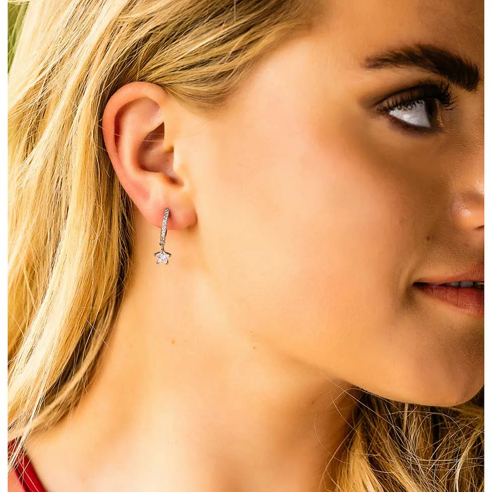 Montana Silversmith Catch a Falling Star Crystal Earrings