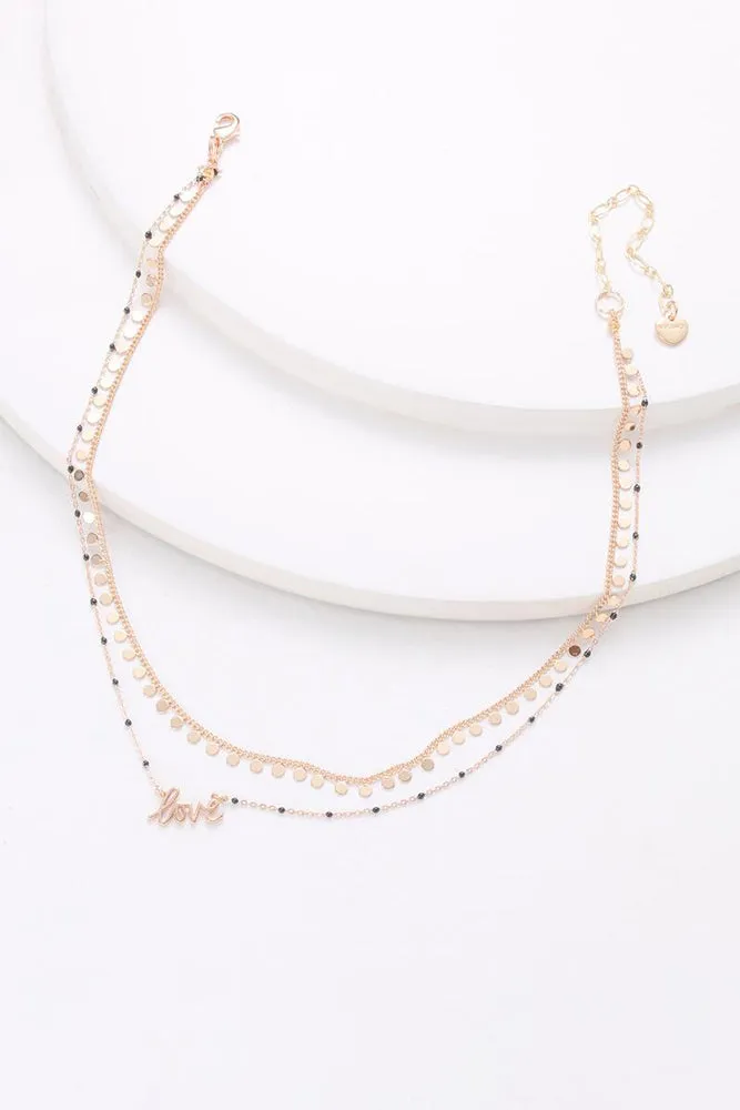 Nakamol Love Layered Necklace