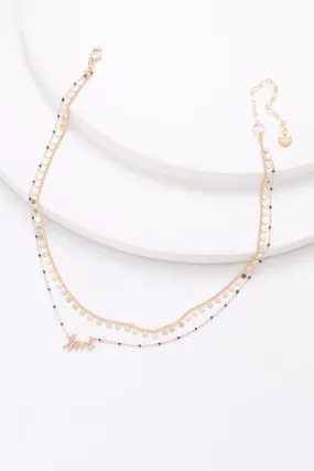 Nakamol Love Layered Necklace