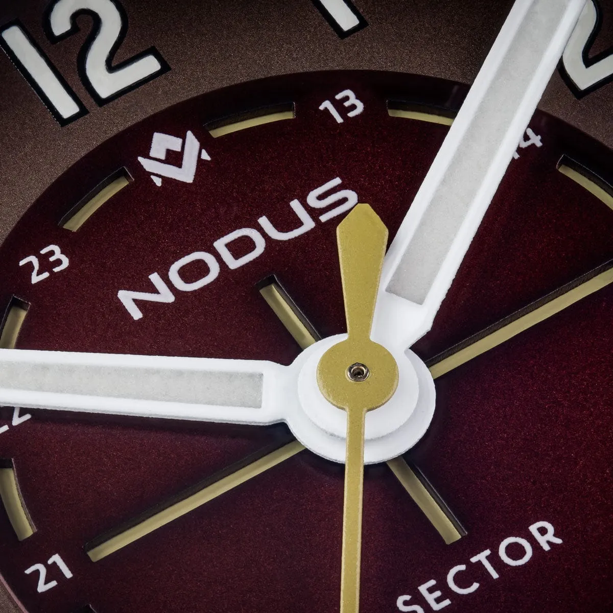 Nodus Sector Field Automatic Watch - Redwood - Date