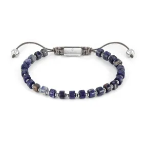 Nomination Instinct Style Bracelet, Sodalite Stone, Stainless Steel