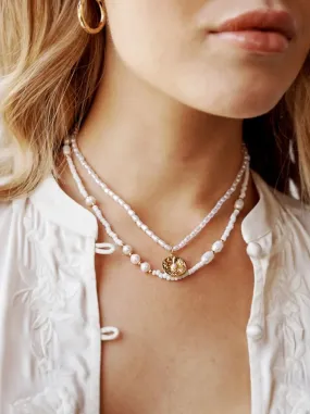 Oceania Beaded Pearl Necklace