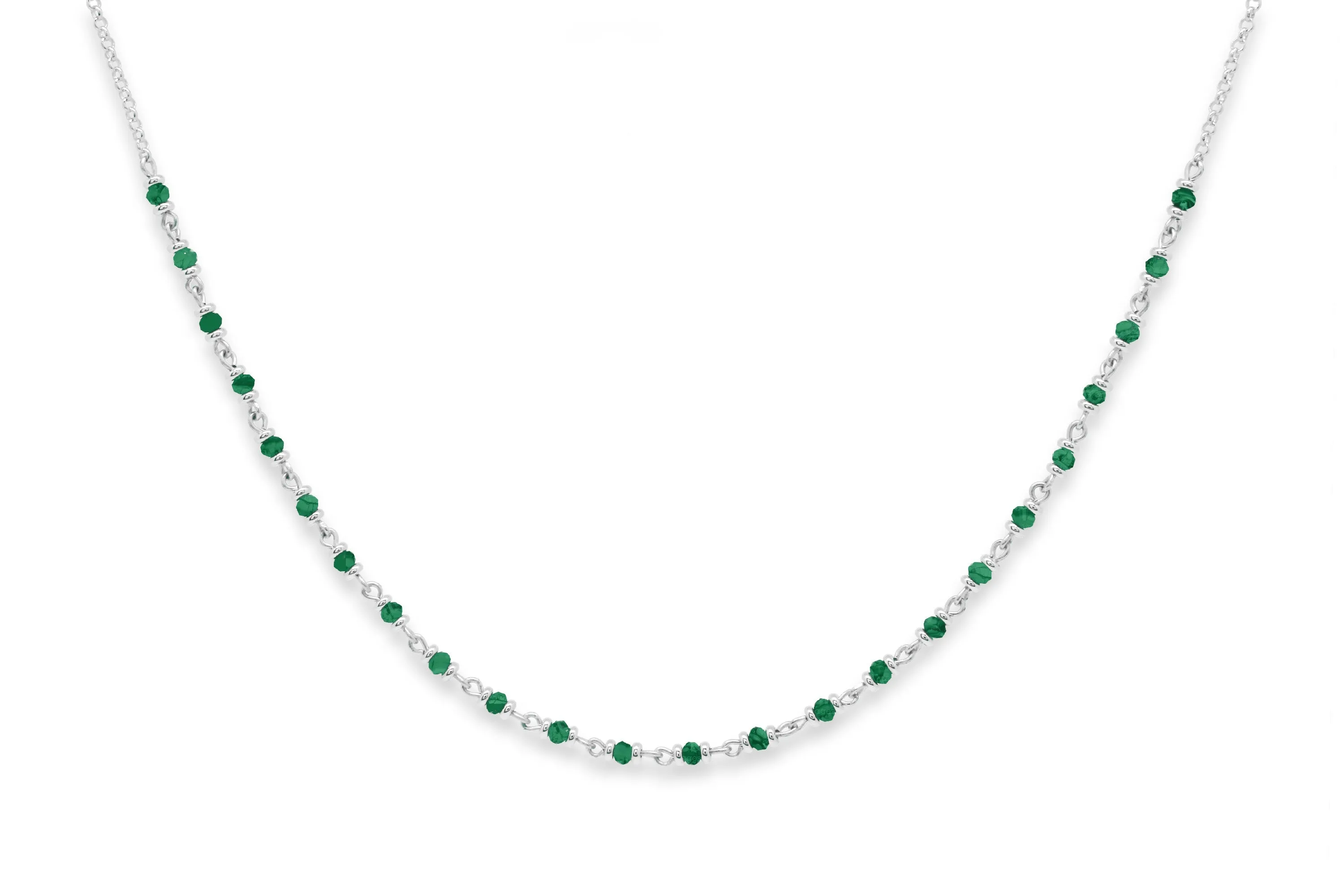 Panacea Malachite Gold Gemstone Necklace