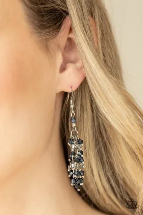 Paparazzi Earring ~ Celestial Chandeliers - Blue