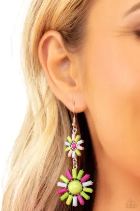 Paparazzi Earring ~ SUN Wild - Multi