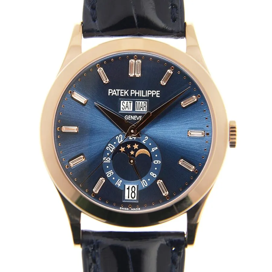 Patek Philippe COMPLICATIONS Automatic Blue Dial Watch 5396R-015