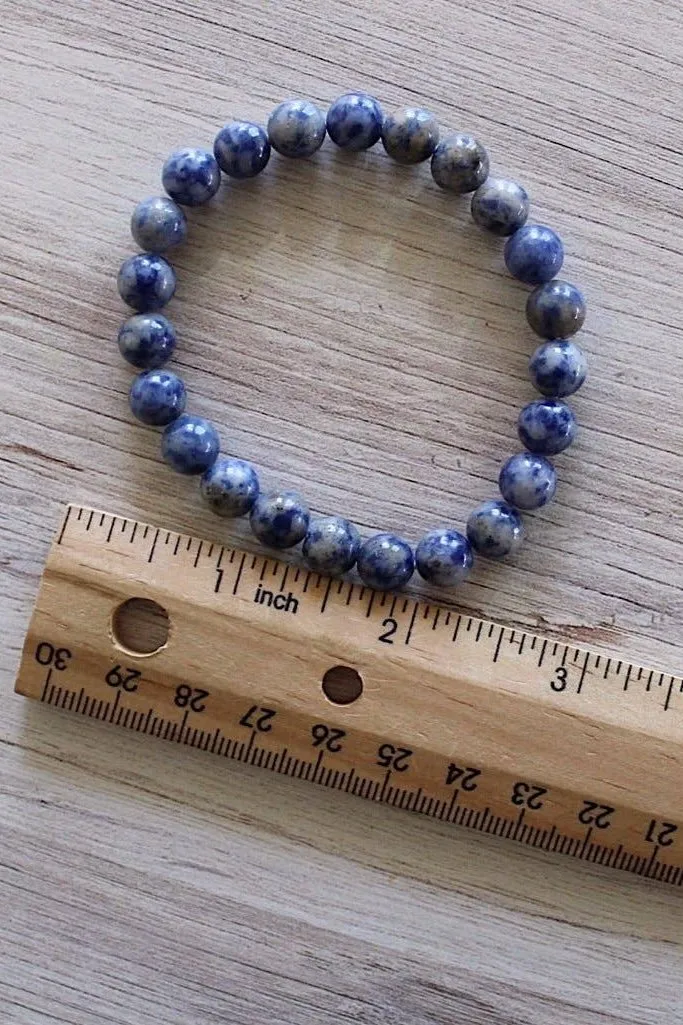 Pebble House Sodalite Bracelet 8 mm or 6 mm