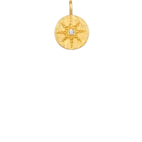 Radiating Sunburst Charm