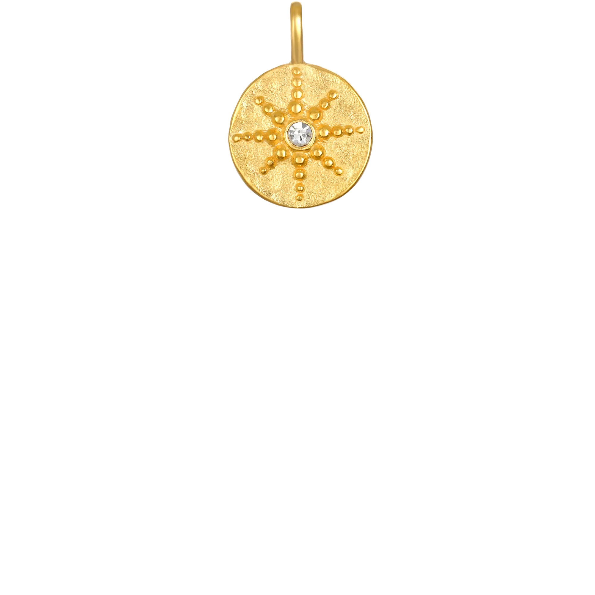 Radiating Sunburst Charm