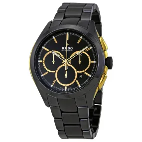 Rado Hyperchrome Chronograph Black Dial Black Ceramic Men's Watch R32277152