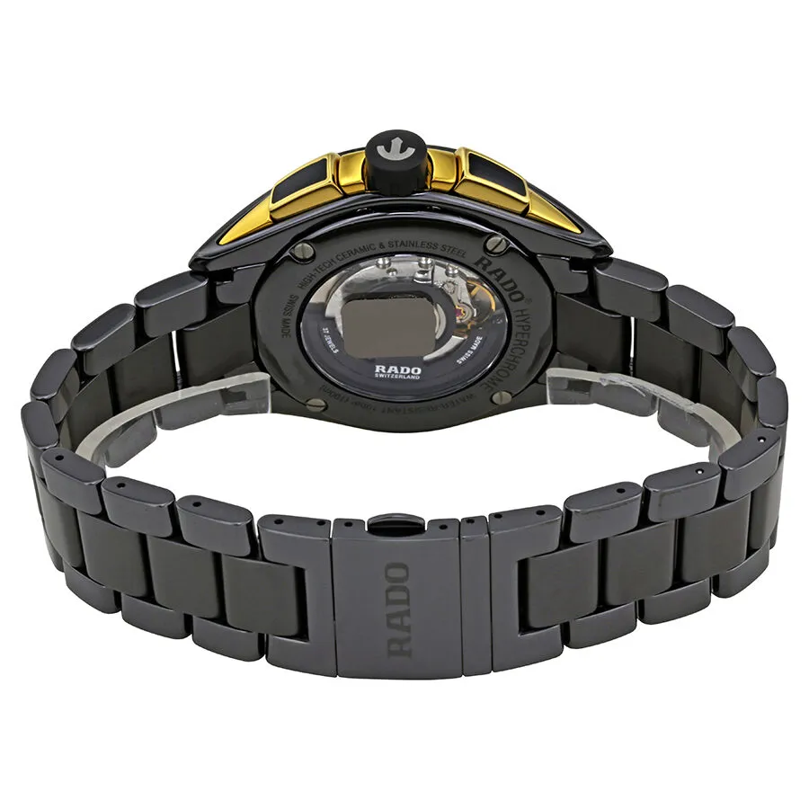 Rado Hyperchrome Chronograph Black Dial Black Ceramic Men's Watch R32277152