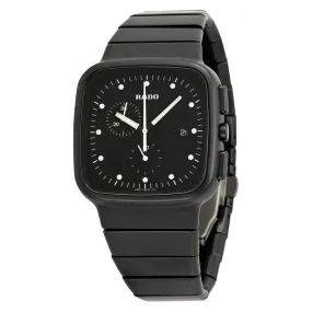 Rado R5.5 Chronograph Black Dial Black Ceramic Men's Watch R28886182