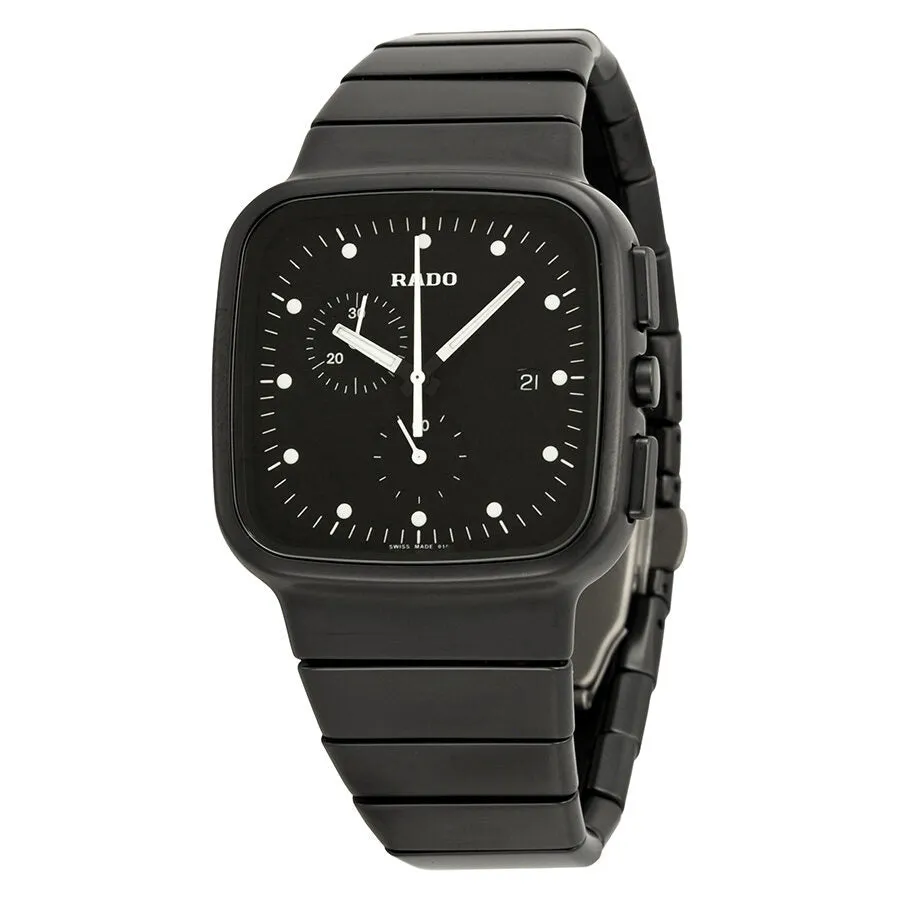 Rado R5.5 Chronograph Black Dial Black Ceramic Men's Watch R28886182