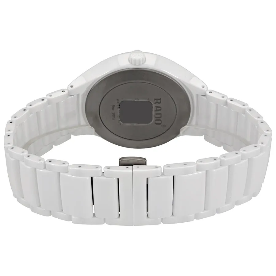 Rado True L White Dial Men's Ceramic Watch R27058012
