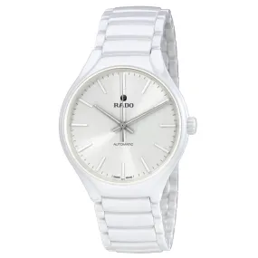 Rado True L White Dial Men's Ceramic Watch R27058012