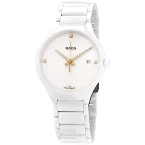 Rado True Quartz Diamond White Dial Men's Watch R27240712