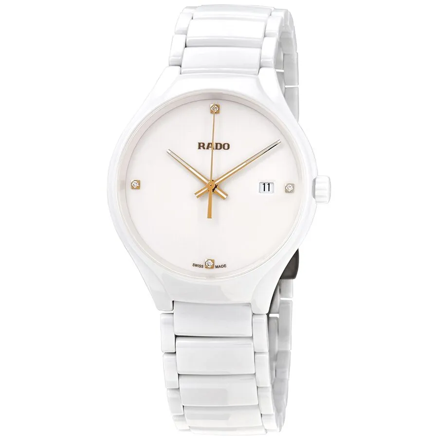 Rado True Quartz Diamond White Dial Men's Watch R27240712