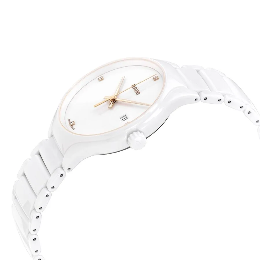 Rado True Quartz Diamond White Dial Men's Watch R27240712