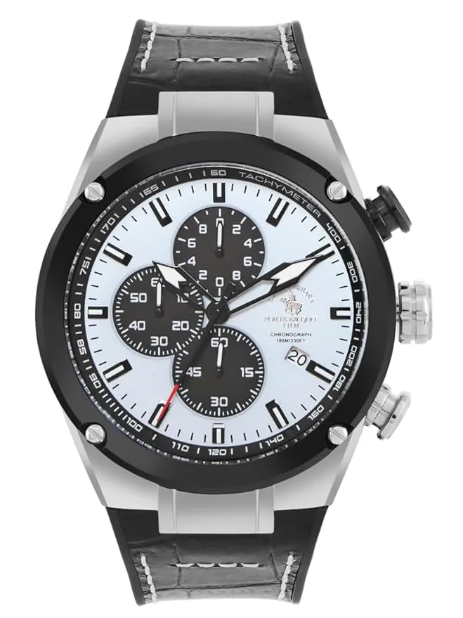 Santa barbara polo & racquet club Analog Light Blue Dial Men's Watch-SB.3.10001-2