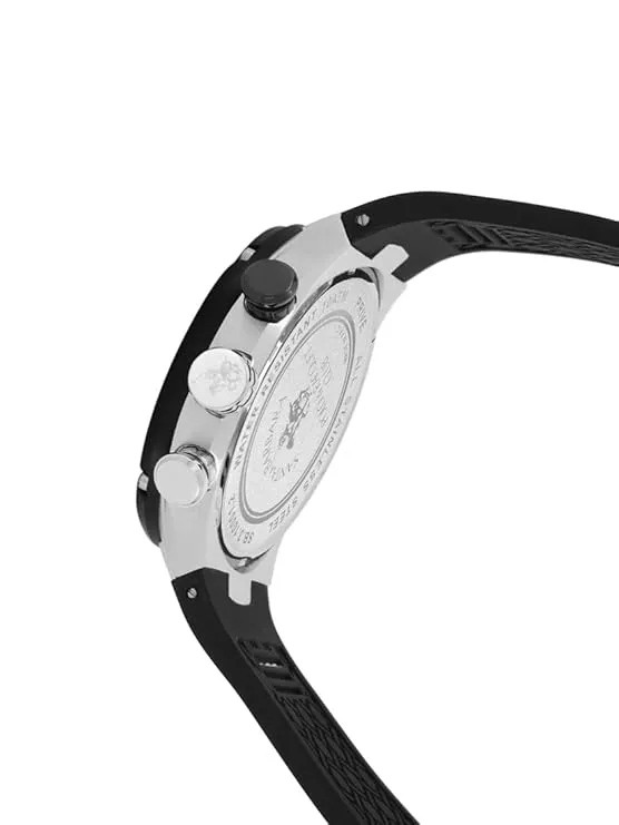 Santa barbara polo & racquet club Analog Light Blue Dial Men's Watch-SB.3.10001-2