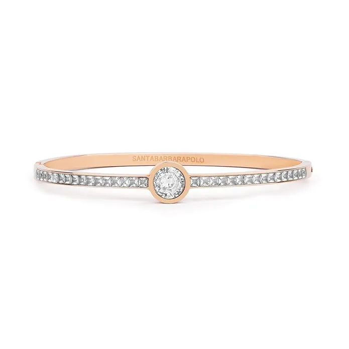 Santa Barbara Polo Rose Gold Stainless Steel Bracelet For Women - SBJ.3.1101-3