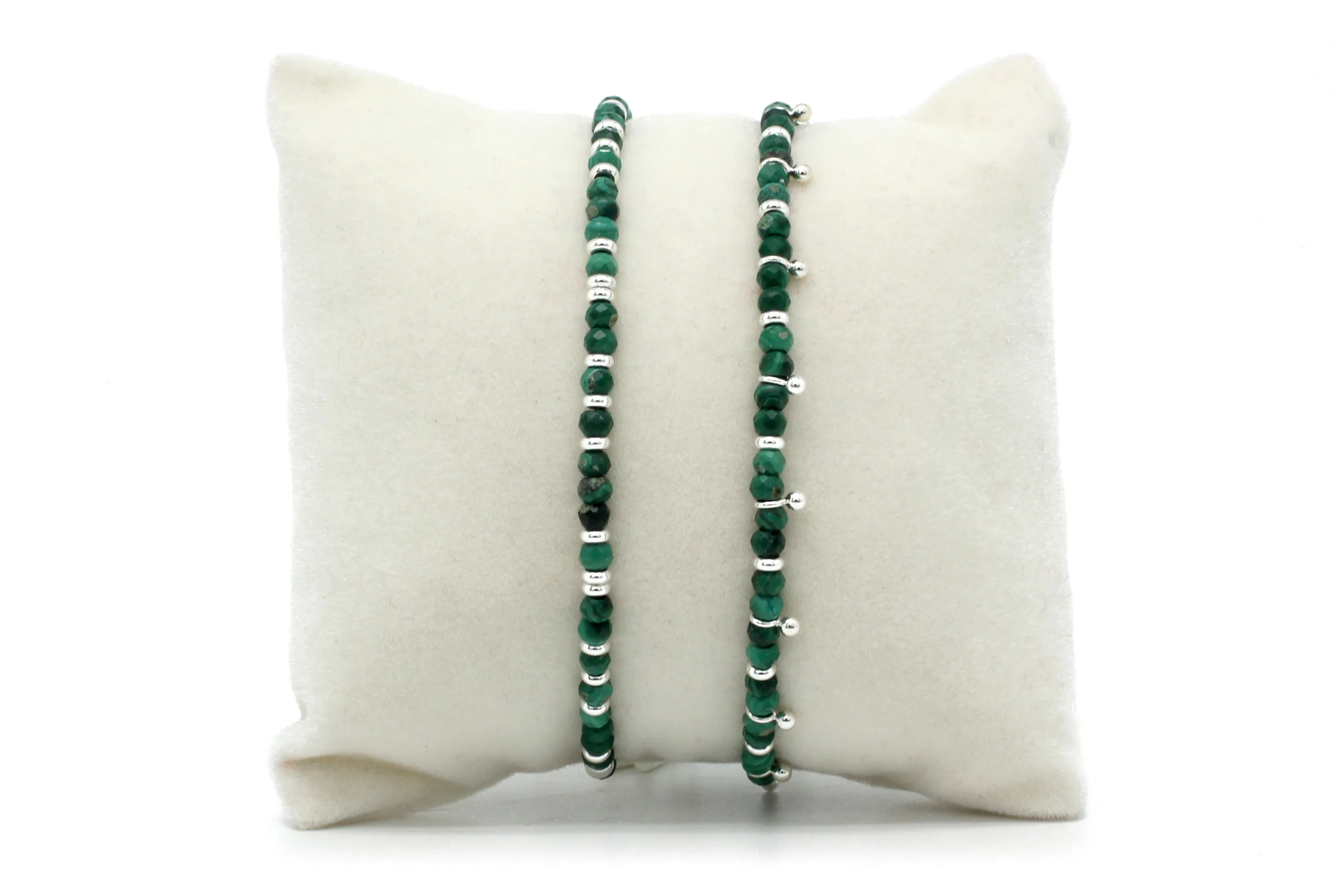 Serenity Malachite Bracelet Stack