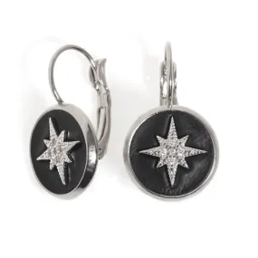 Silver Star Earrings