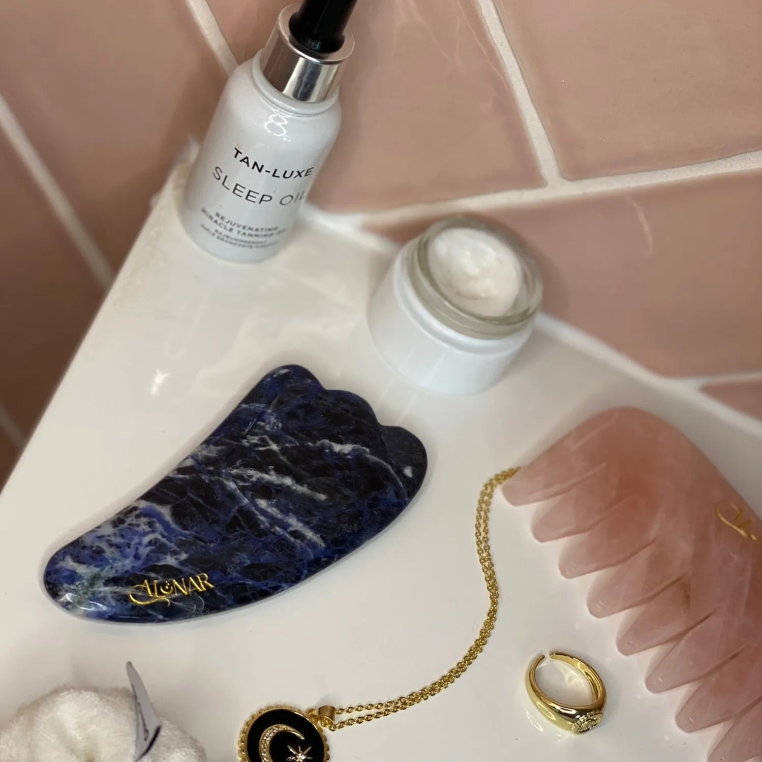 Sodalite Crystal Guasha