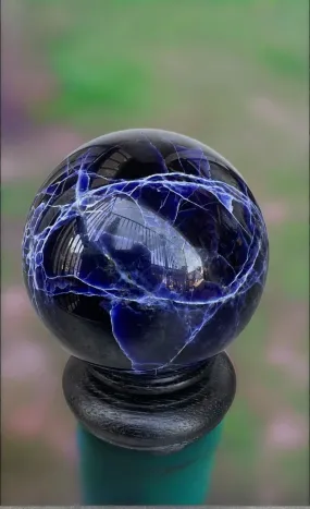 Sodalite Sphere (Stand not included)