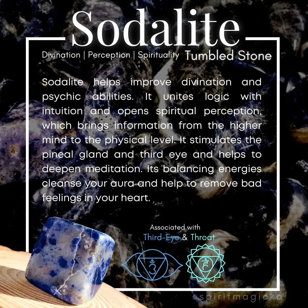Sodalite Tumbled Cube