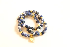 Sodalite's Heart Bracelet