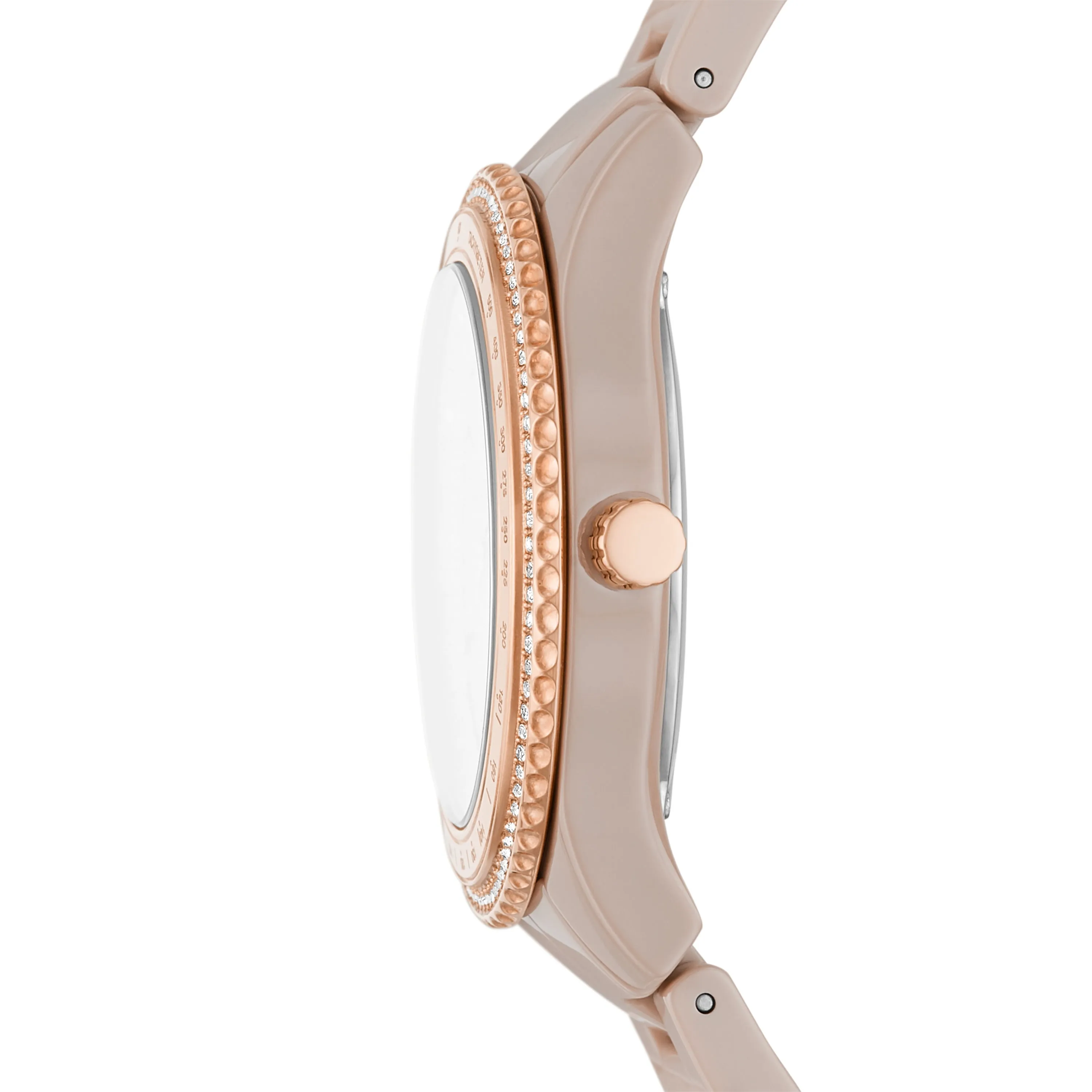 Stella Multifunction Caramel Ceramic Watch
