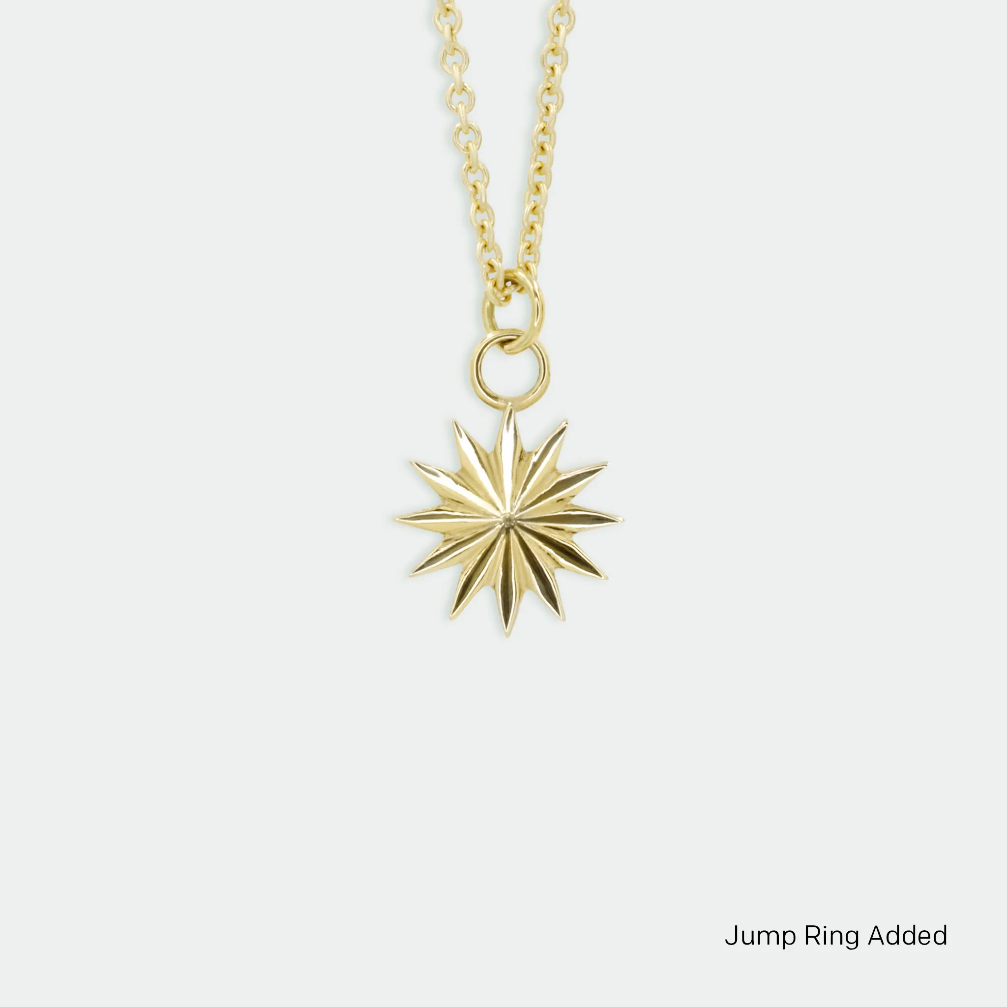 Sunburst Charm in Yellow
