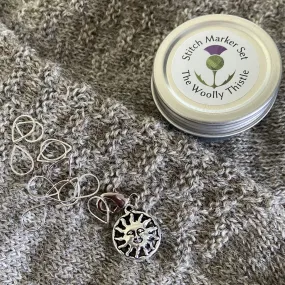 Sunburst Stitch Marker Set