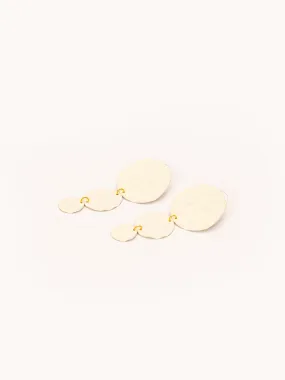Textured Circular Earrings