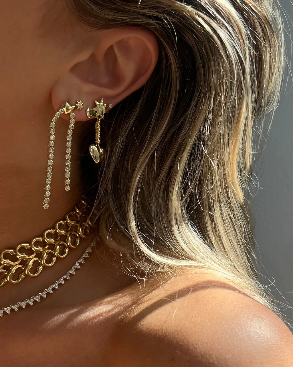 The Molten Heart Drop Studs