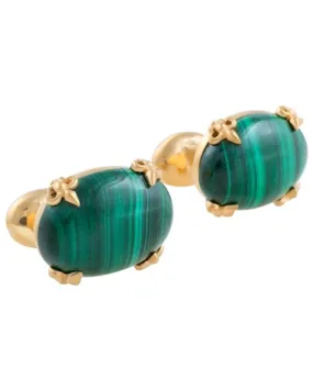 The Stone of Transformation Malachite Cufflinks