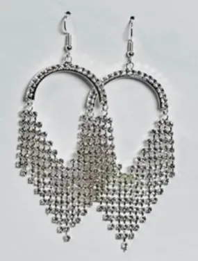 Trendy Rhinestone Jewelry | Elegant Crystal Accents  | Fashion Forward Earrings